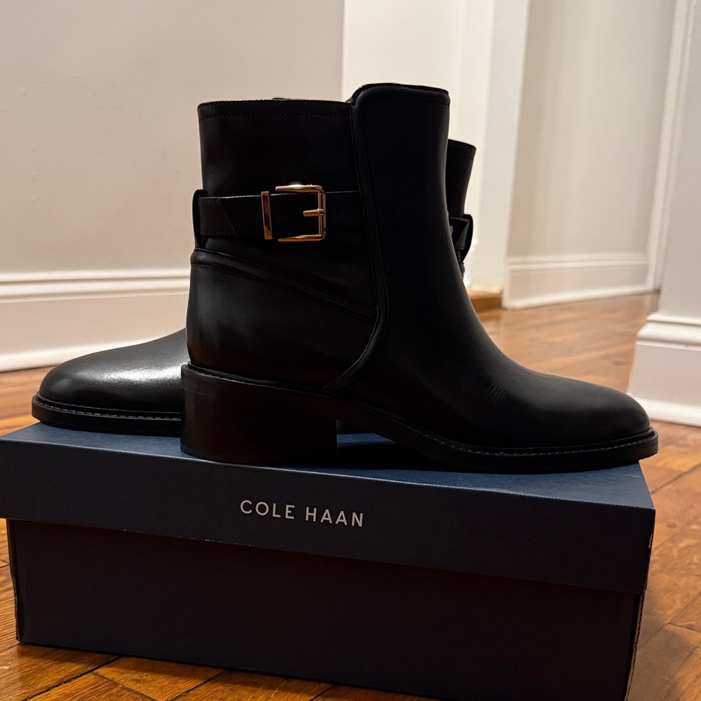 Cole Haan Silvana Buckle Bootie NEVER WORN